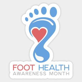 Foot Health Awareness Month Sticker